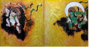 両面屏風パネル